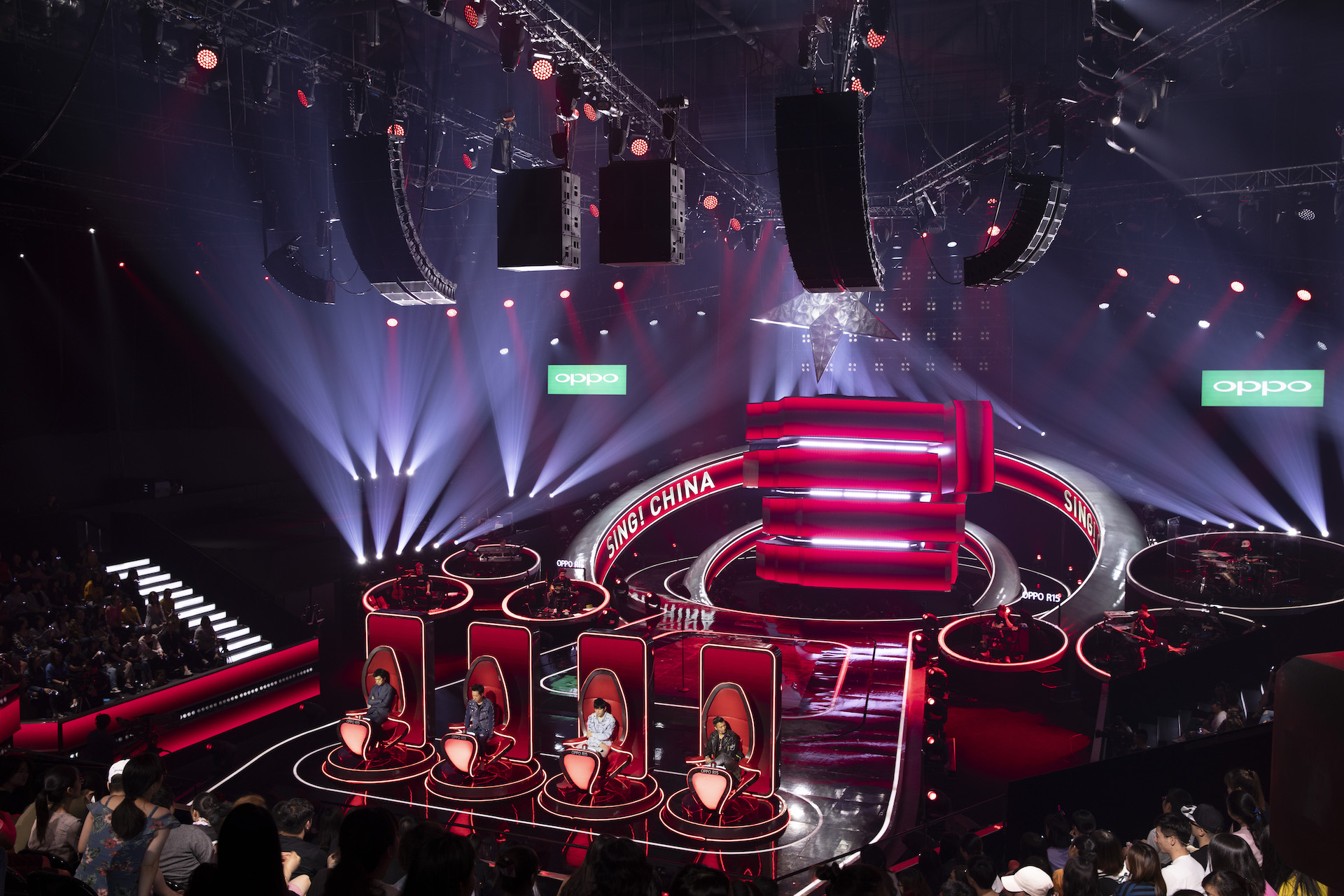 rgb | Sing! China Staffel 3 - Blind Auditions - Lichtgestaltung rgb GmbH