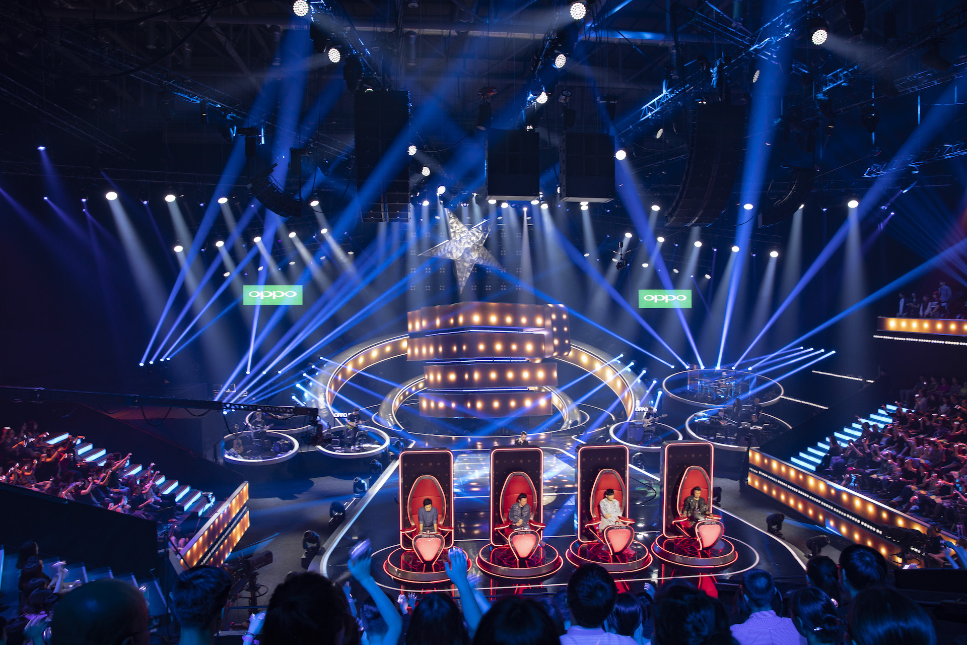 rgb | Sing! China Staffel 3 - Blind Auditions - Lichtgestaltung rgb GmbH